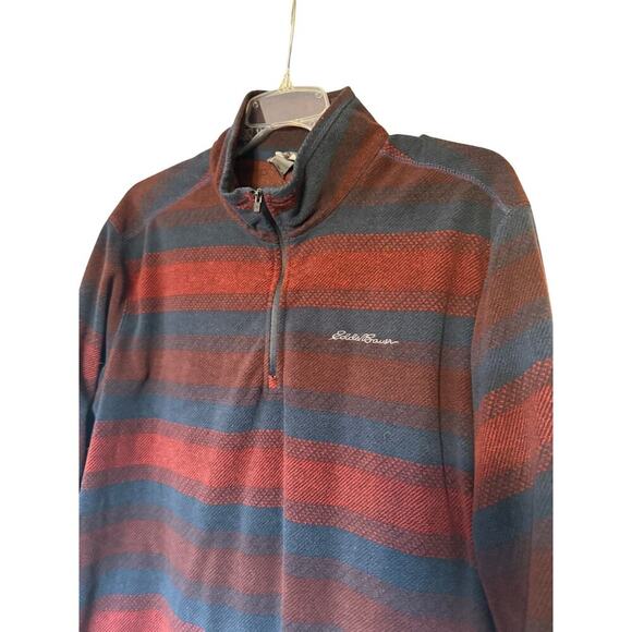 Eddie Bauer Men's Quest Fleece 1/4 Zip Pullover Southwest Ultra Soft TXL - Picture 3 of 8